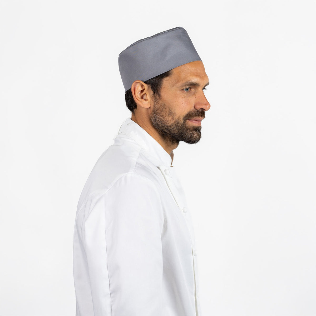 Dennys Technicolour Skull Cap with Elastic Back - Griffin Grey / L