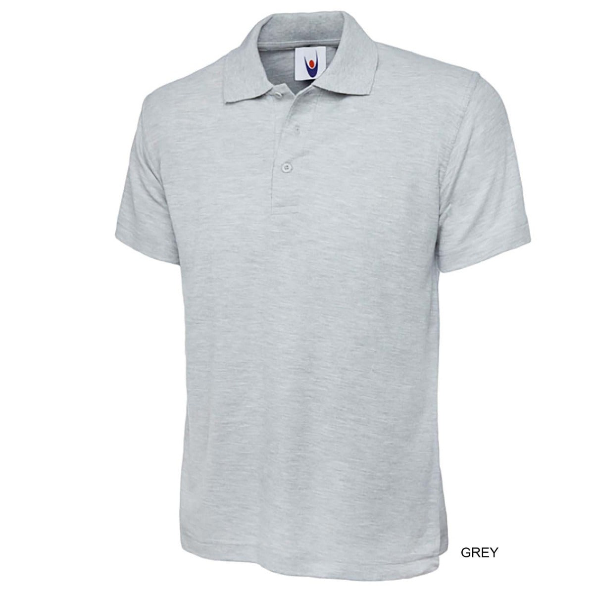 Dennys London Classic Polo Shirt - Heather Grey / XS