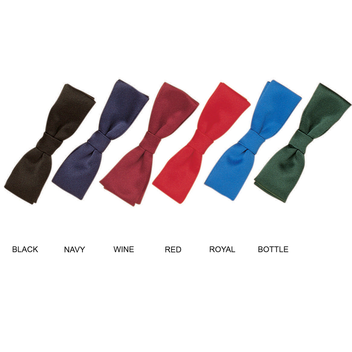 Dennys Satin Bow Ties - Royal