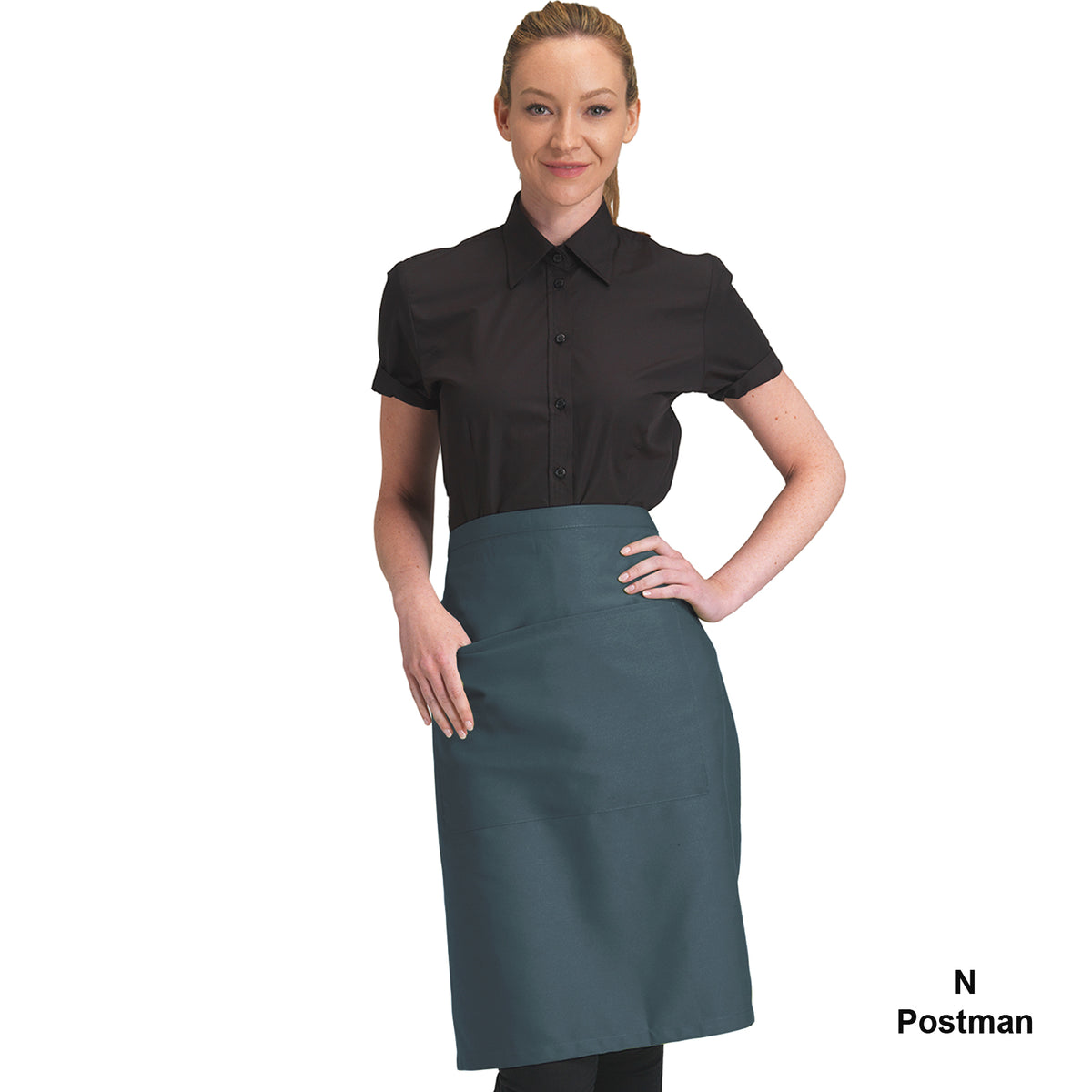 Dennys Colour Waist Apron with pocket - Postman
