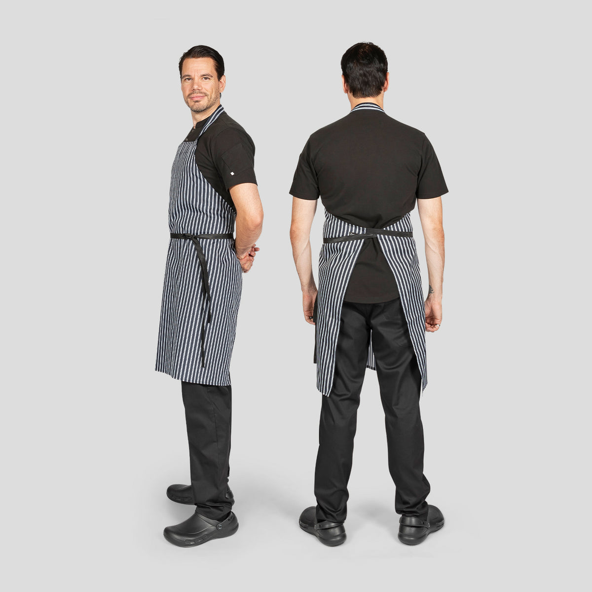 Dennys Waterproof Polyurethane Bib Apron - Navy