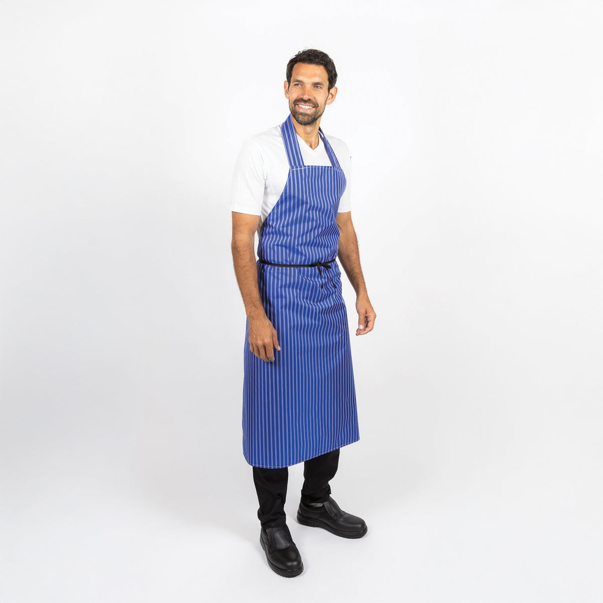 Dennys Waterproof Polyurethane Bib Apron - Royal