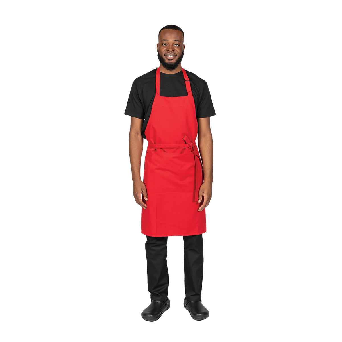 Dennys Recycled Bib Aprons - Huge Range of Colours - Red