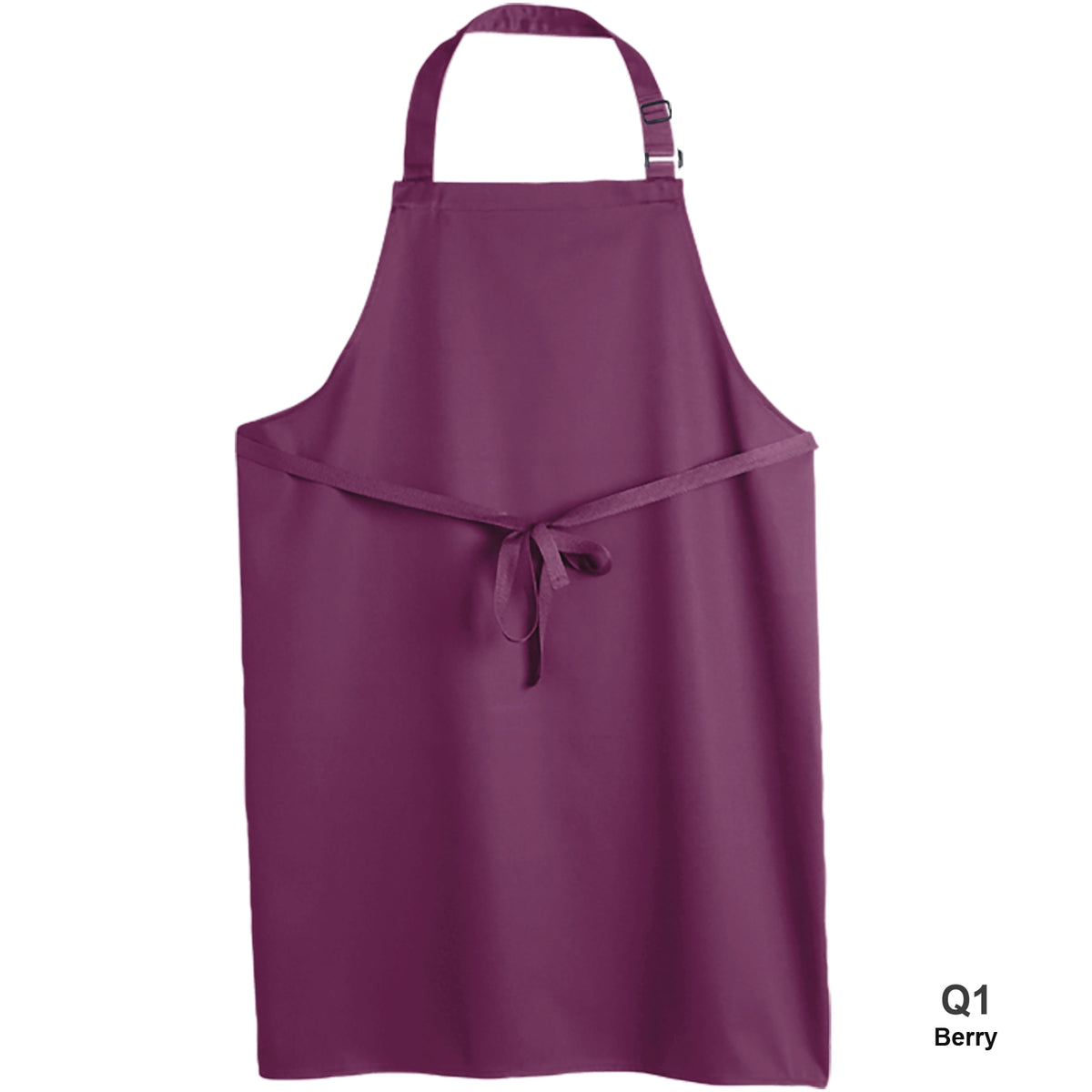 Dennys Recycled Bib Aprons - Huge Range of Colours - Berry