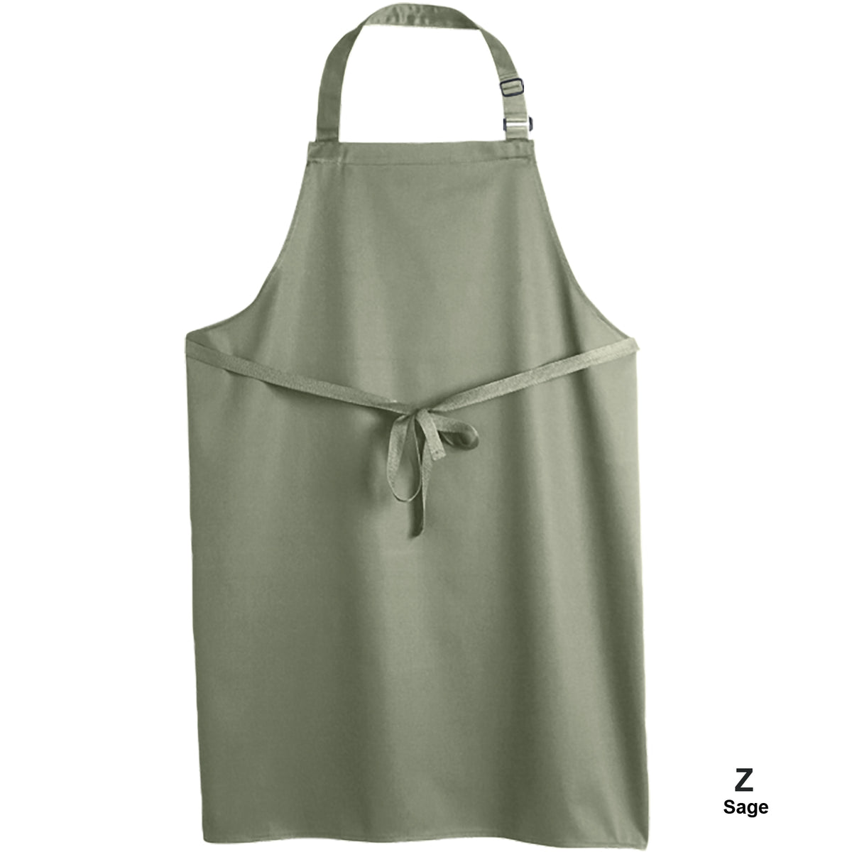 Dennys Recycled Bib Aprons - Huge Range of Colours - Sage