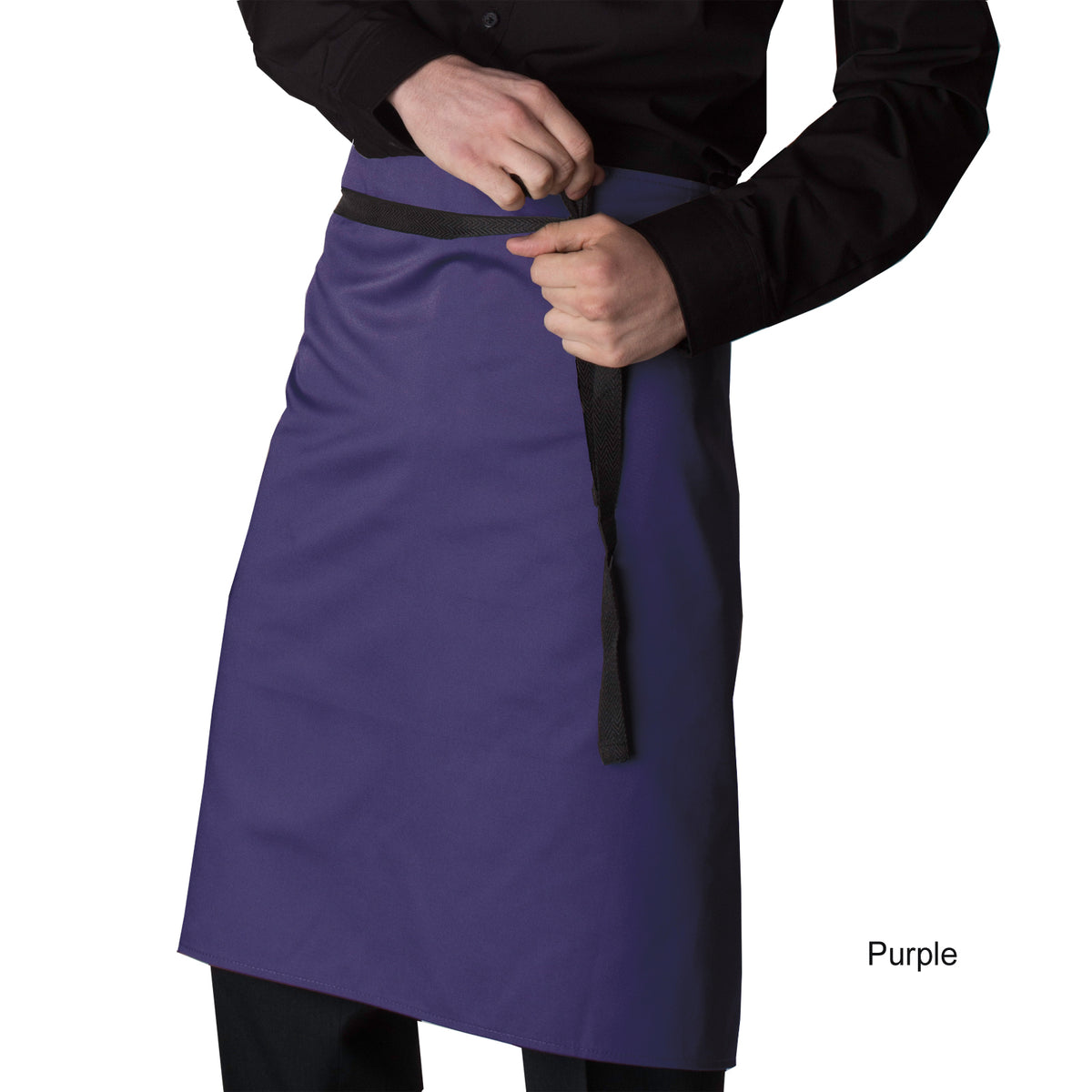 Dennys Waist Aprons Without Pocket - Purple
