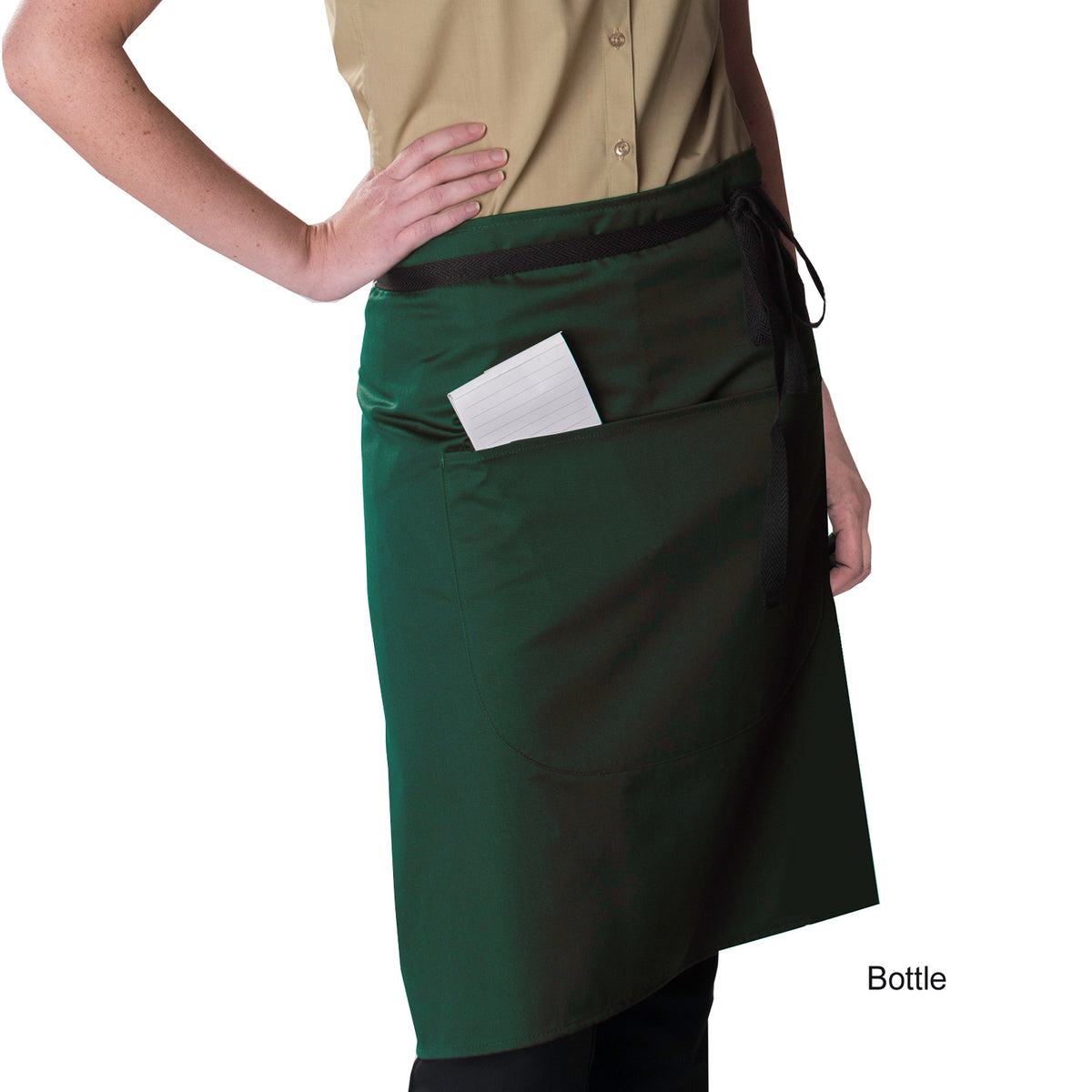 Dennys Waist Apron in 16 Colours - Bottle Green