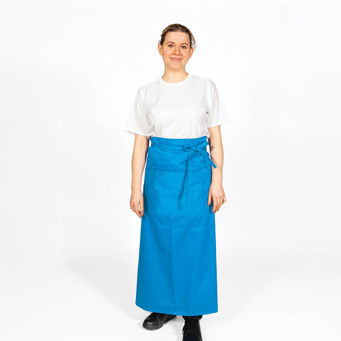 Dennys Wide Bistro Apron With Front Pocket - Honeybird