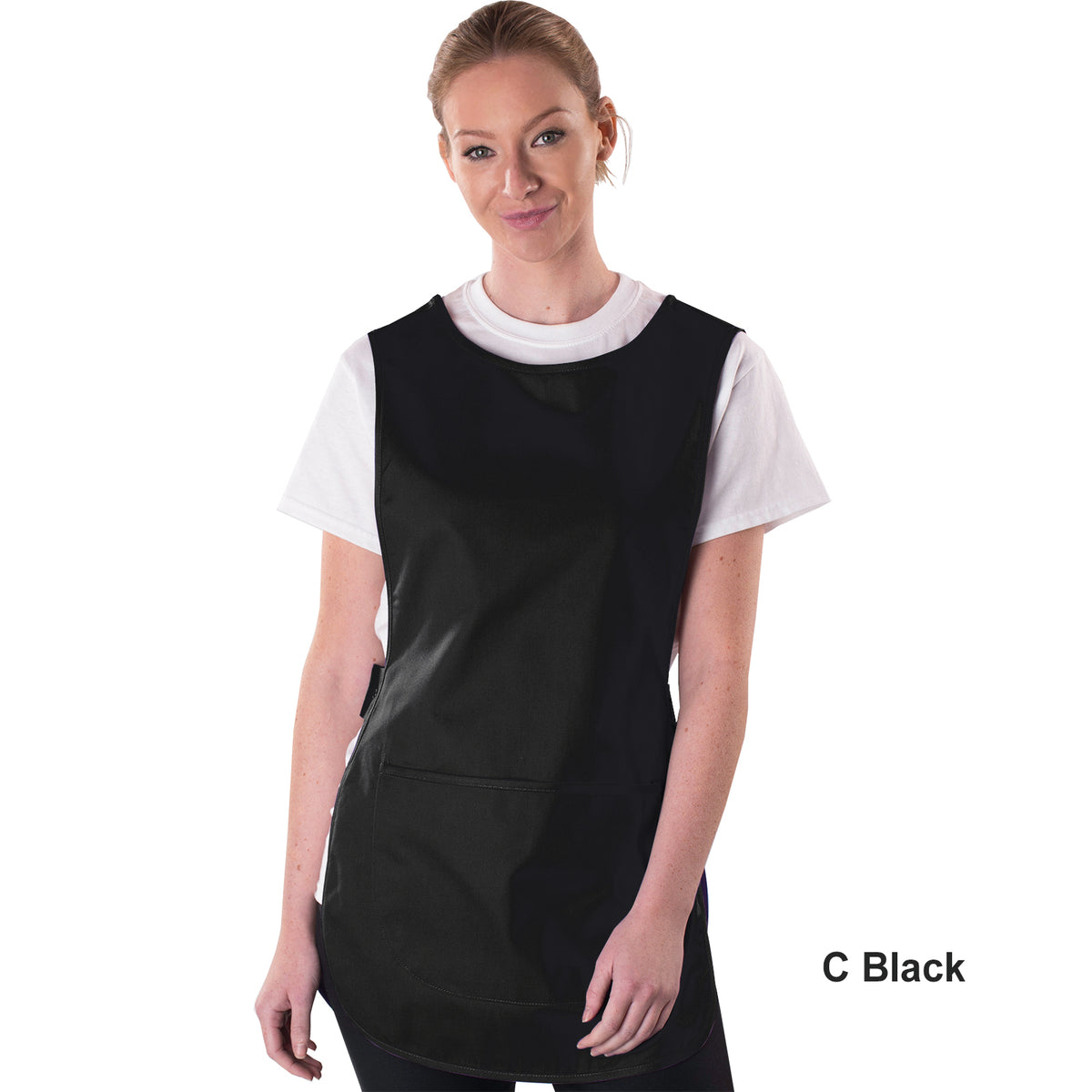 Dennys Polycotton Tabard - Black / 2XL