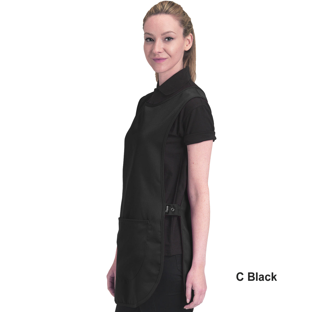 Dennys Polyester Tabard - Black / L-XL
