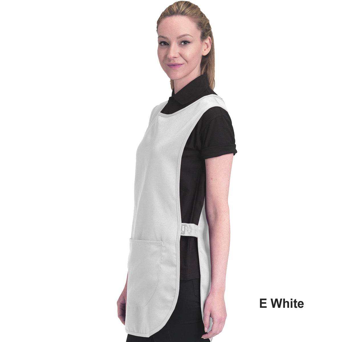 Dennys Polyester Tabard - White / L-XL