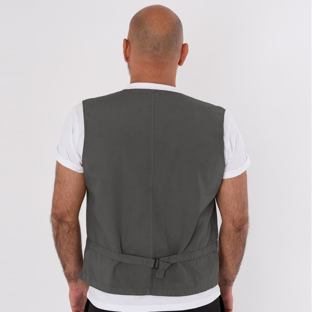 Dennys Originals Utility Waistcoat - Storm Grey / XS