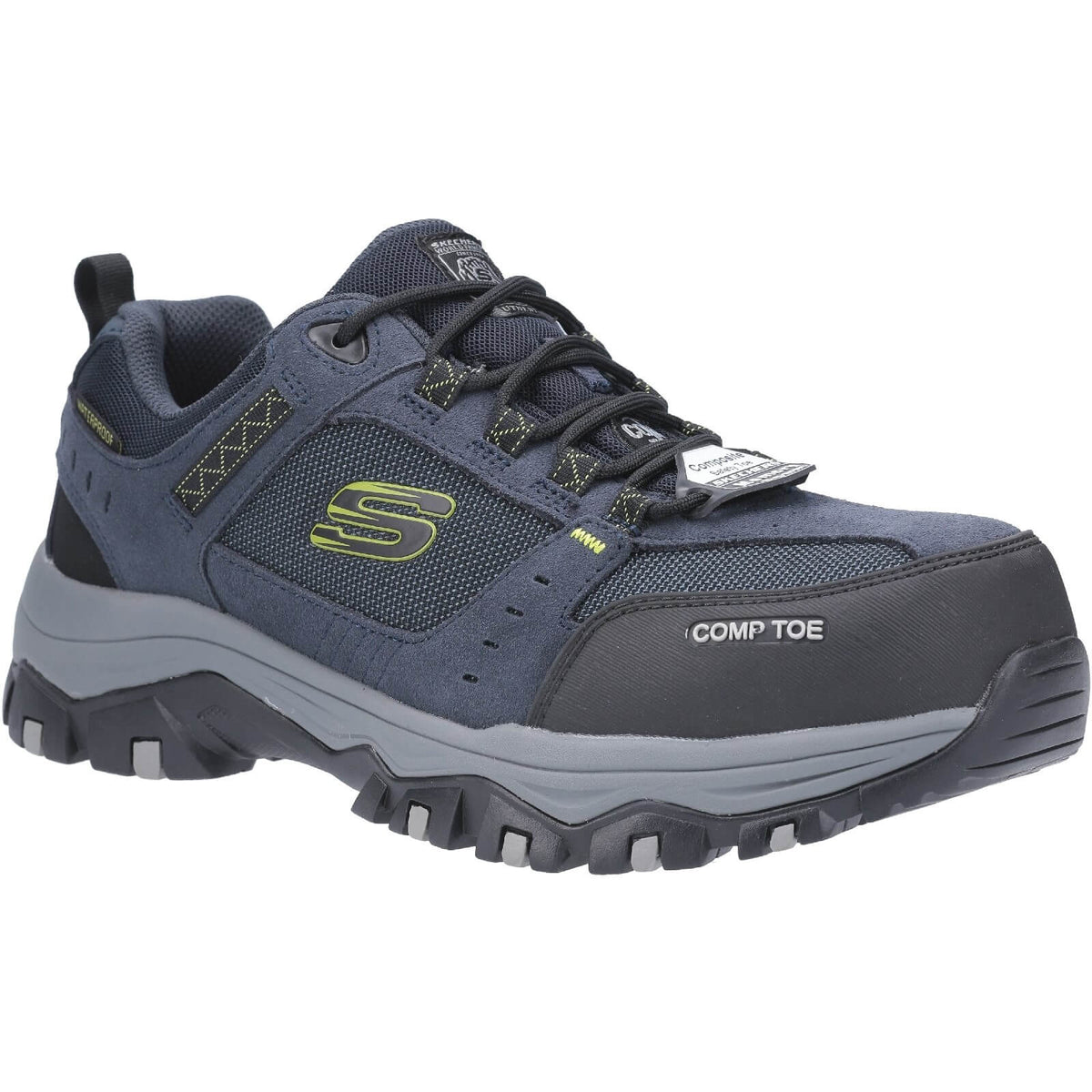 Skechers Greetah Safety Hiker - Navy/Black / 6