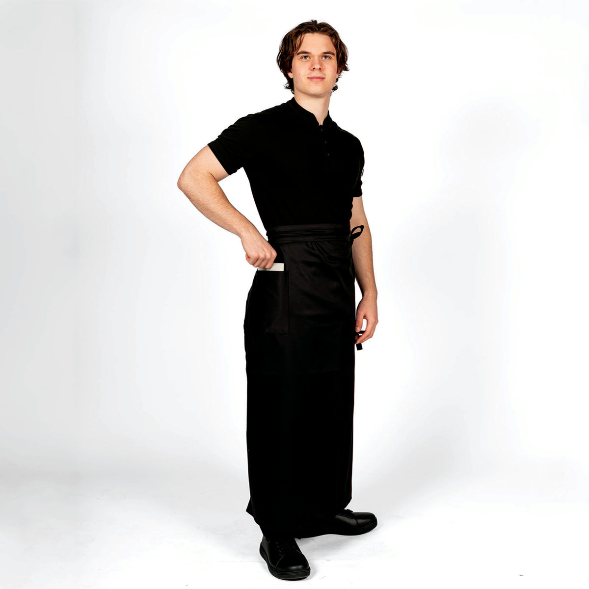 Dennys Wide Bistro Apron with Side pocket - Royal