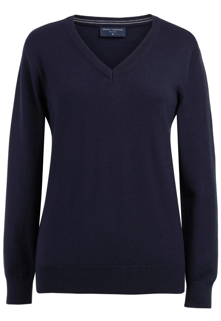 Brook Taverner - Riga V-Neck Jumper - 2396