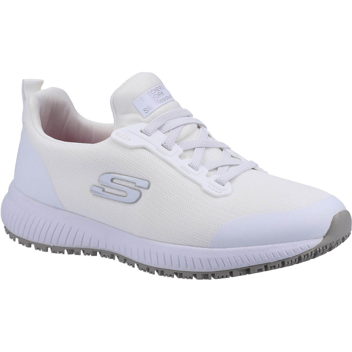 Skechers Squad SR Ladies Shoe - White / 2