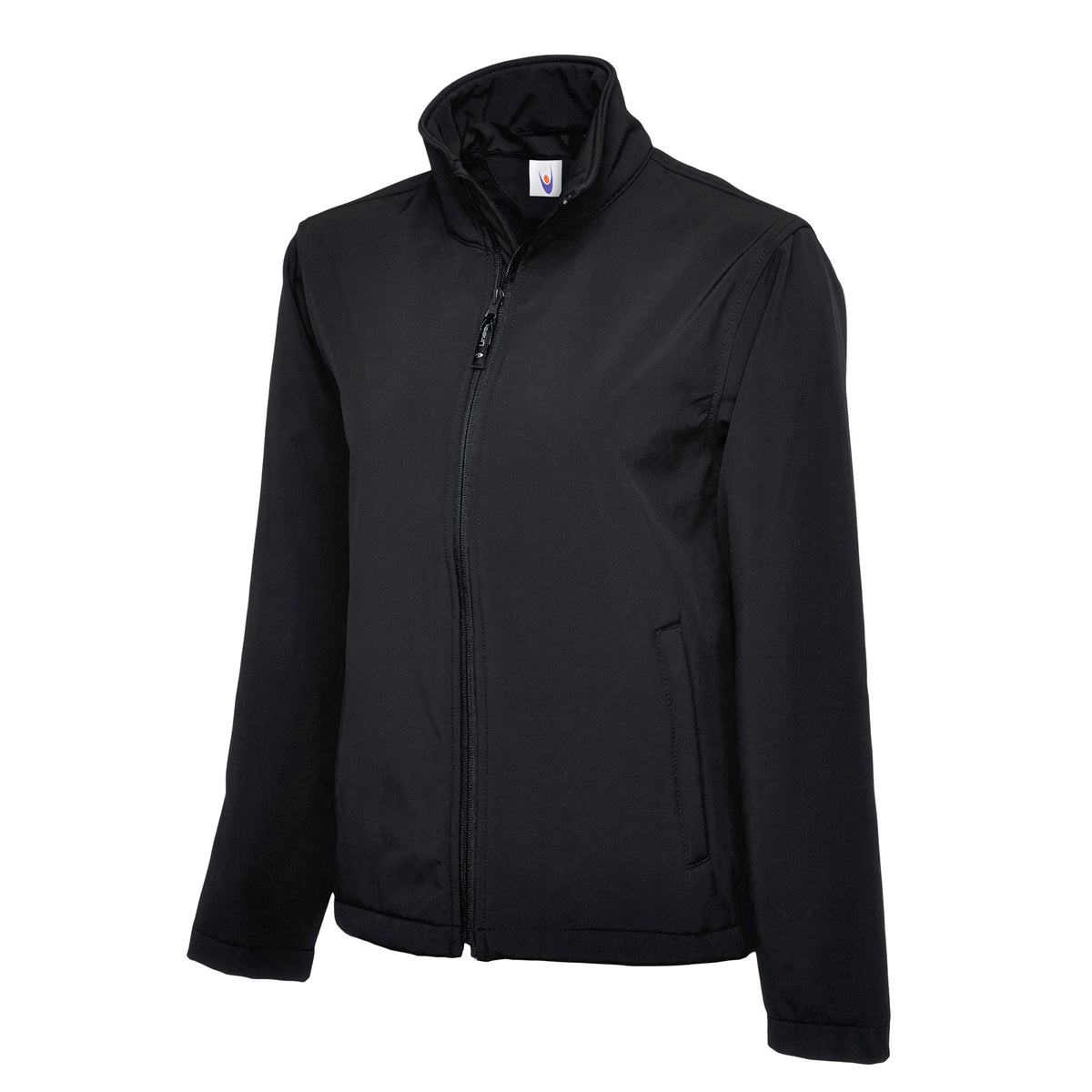 Uneek Classic Full Zip Waterproof Soft Shell Jacket - Black / 2XL