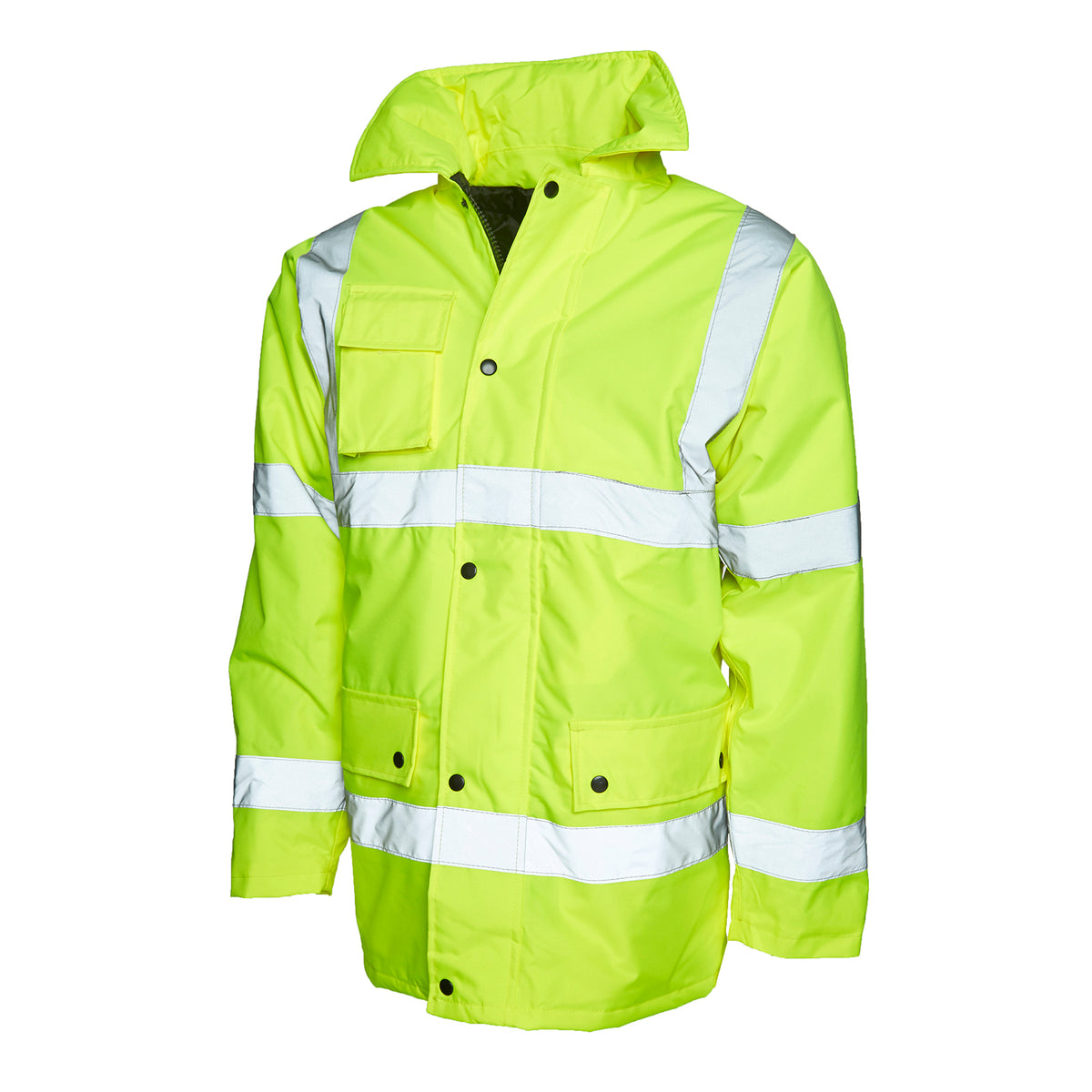 Uneek Road Safety Jacket - Yellow / 2XL