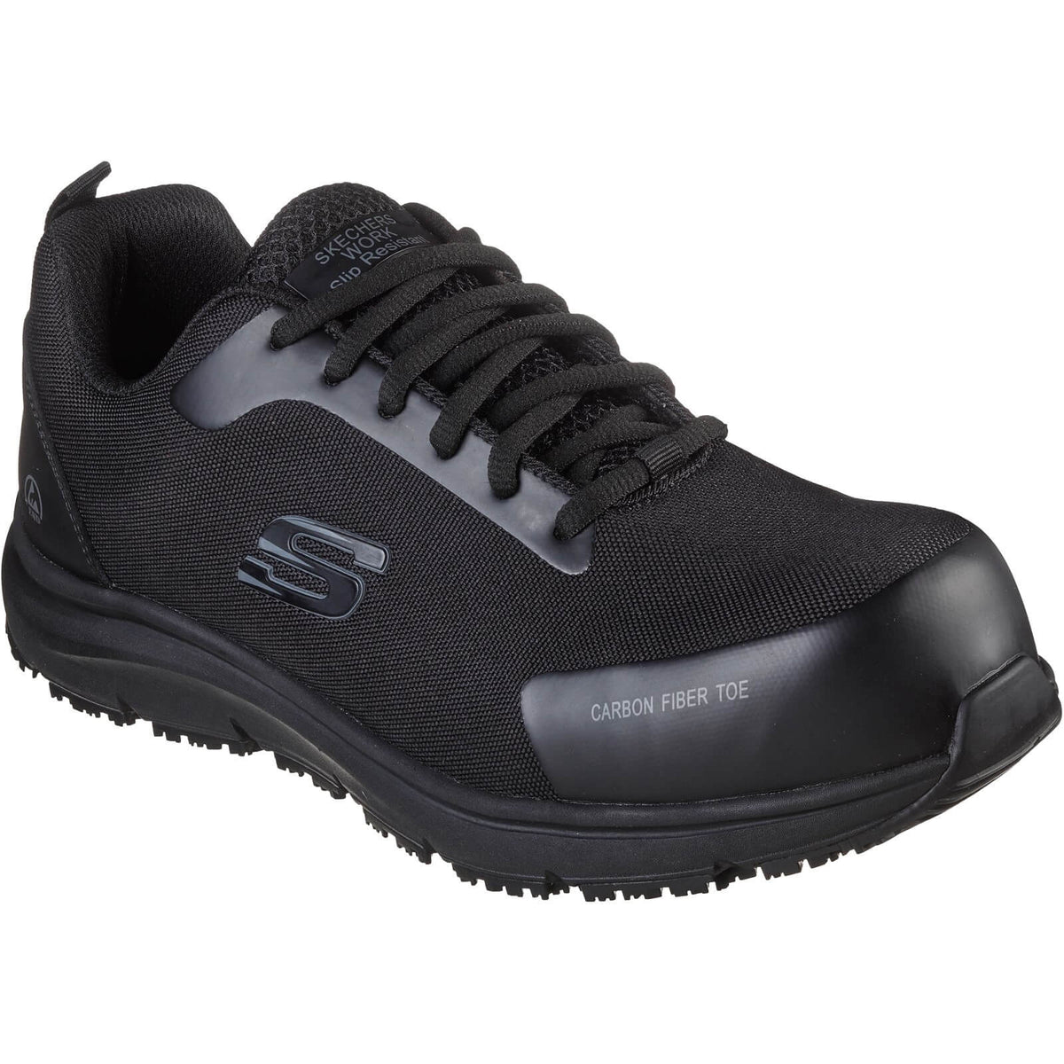 Skechers Ulmus Safety Trainer - Black / 6